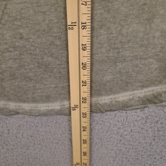 Ralph Lauren Blouse Women's Large Gray Button Shoulder Embroidery - Picture 15 of 16